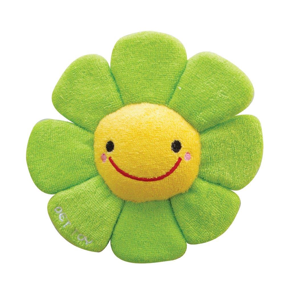 ノルコーポレーション 犬用おもちゃ カラフルフ ラワー ライトグリ ーン