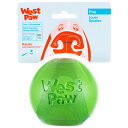 West Paw ゾゴフレックス エ コー ランダ 犬 おもちゃ 犬 ボール ジャングルグリ ーン Lサイズ