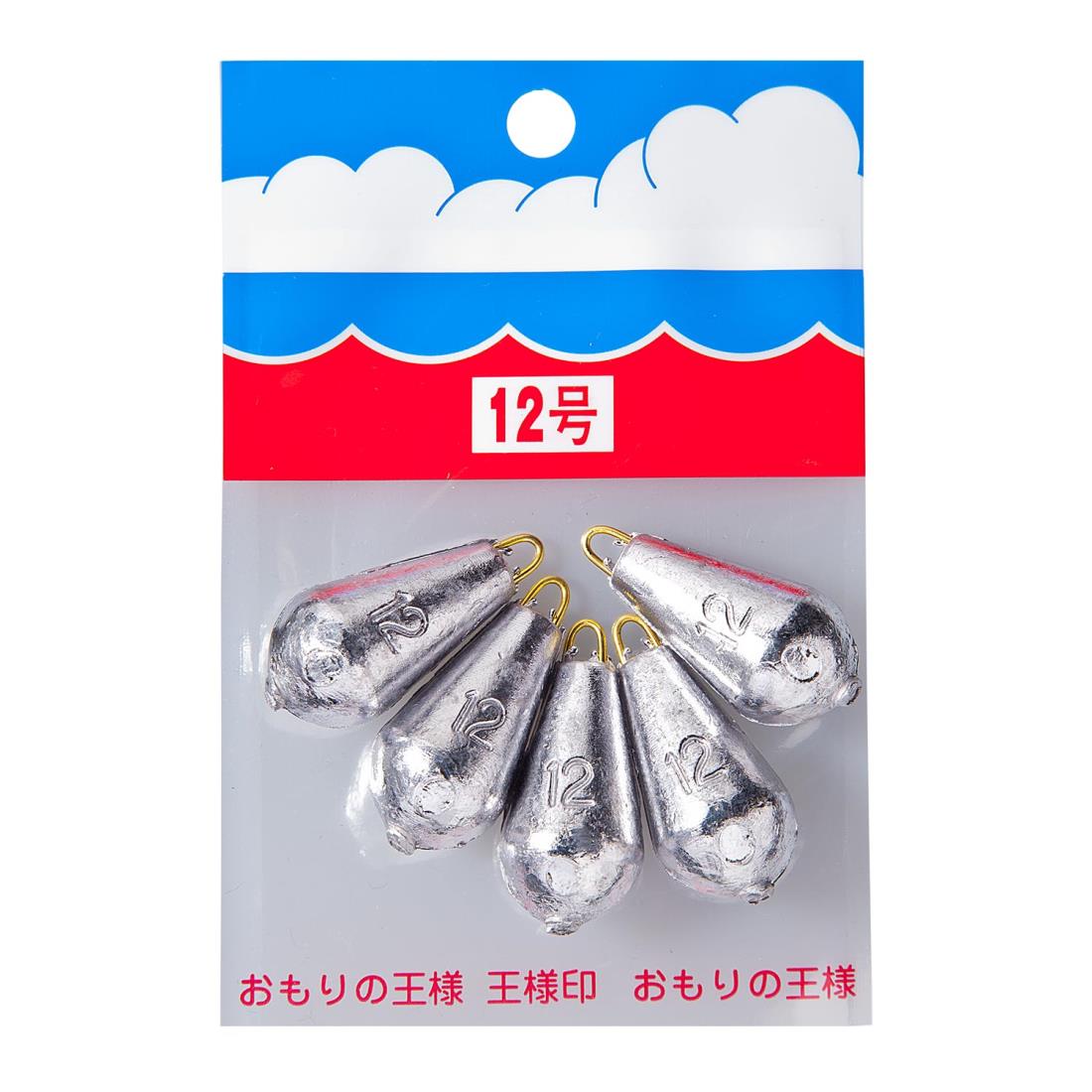 第一精工 釣り用オモリ パック ナス型 12号 23074