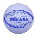 ミカサ(MIKASA) カ ラーソフトバレーボール 円周78cm 検定球(ヴァイオレット)M SN78-V