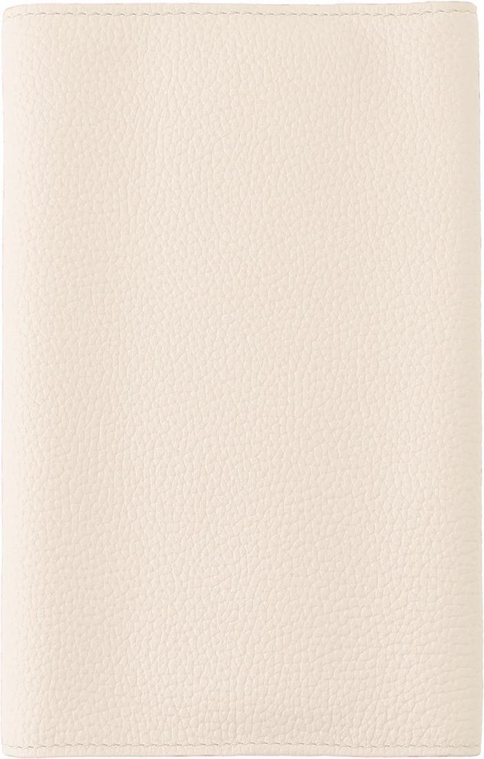 スリップオン OSLフリ ータイプ文庫判ブックカバー バニラ OSL-3201 本革 レザー ソフト 柔らかい