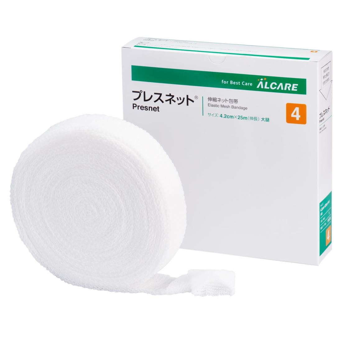 アルケア プレスネット 伸縮ネット包帯 11675 4号 1巻