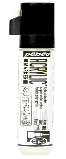 ぺべオ(Pebeo) Pebeo アクリルペイントマーカー デコマーカー 1.2mm 細ラウンド NO.01ホワイト ぺべオ(Pebeo) Pebeo アクリルペイントマーカー デコマーカー 1.2mm 細ラウンド NO.01ホワイト