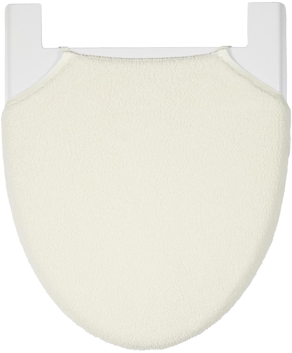 カキウチ トイレ フタカバー 洗浄・暖房型・U型・O型・兼用タイプ 幅34×奥行38×高さ2cm アイボリ ー 伸..