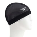 Speedo(スピード) スイムキャップ Logo Mesh Cap ロゴメッシュキャップ 水泳 ユニセ ックス SE12050 ブラック M