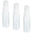 貝印(Kai Corporation) スプ レーボトル 50ml ボトル ぼとる 化粧ボトル 透明 容器 旅行 トラベル YO U TIME (化粧水・香水等の使用に) ×3個