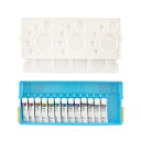 リキテックス アクリル絵具 スクール カ ラー レギュラータイプ 12色(13本)ツインパレットセット R7 10ml 16101734