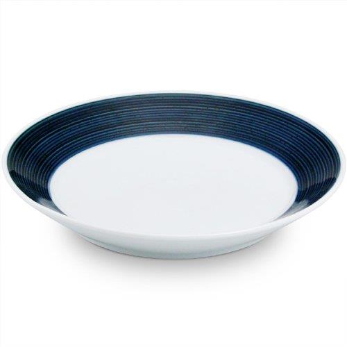 白山陶器(Hakusan Porcelain) 麻の糸　プレート(小)　インディゴama-62380