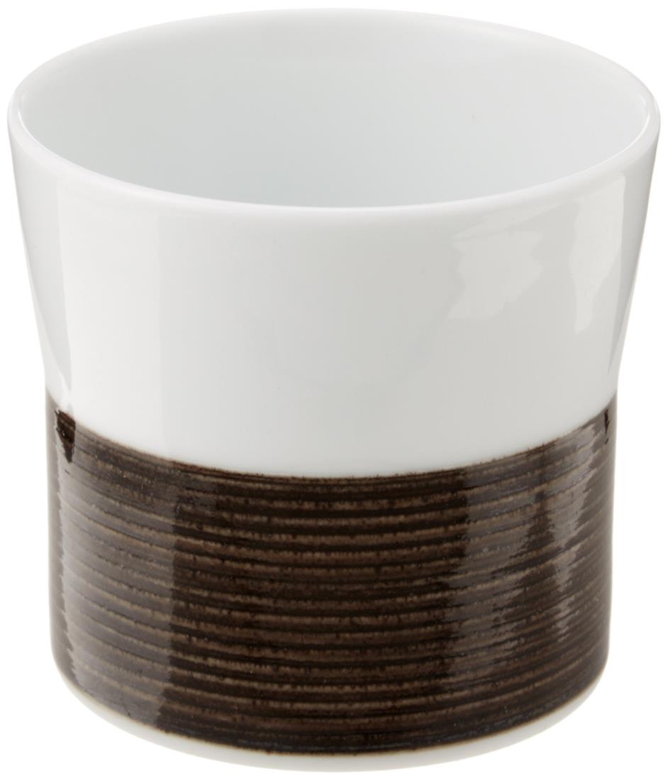 白山陶器 フリ ーカップ セピア (約)φ8.5×7cm 240ml 麻の糸 ASA NO ITO 