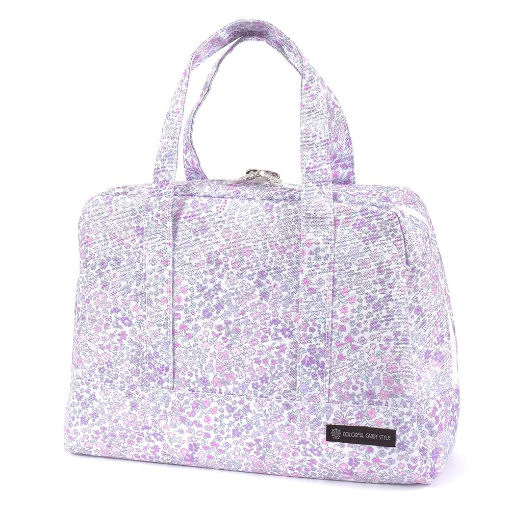 COLORFUL CANDY STYLE プールバッグ (ボストンタイプ) 総柄 くすみPET フロ ーラルミスト