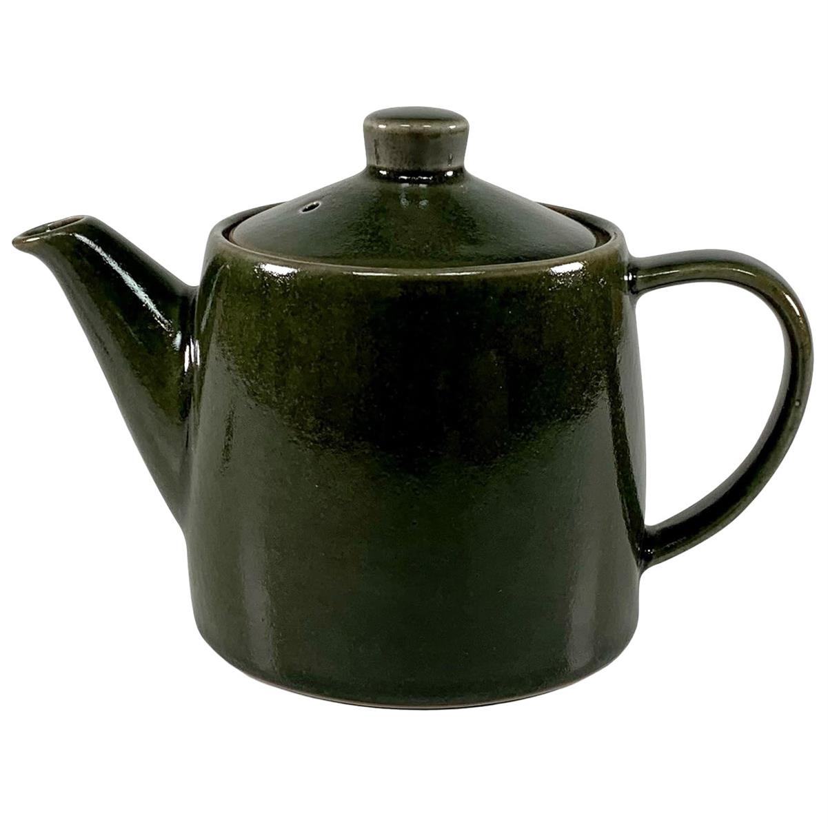 TAMAKI ストレートポット 緑釉 直径10x高さ11.5cm 容量420ml 磁器 家庭用食洗機対応 お茶ポット ティーポット 一体型ポット T-960752