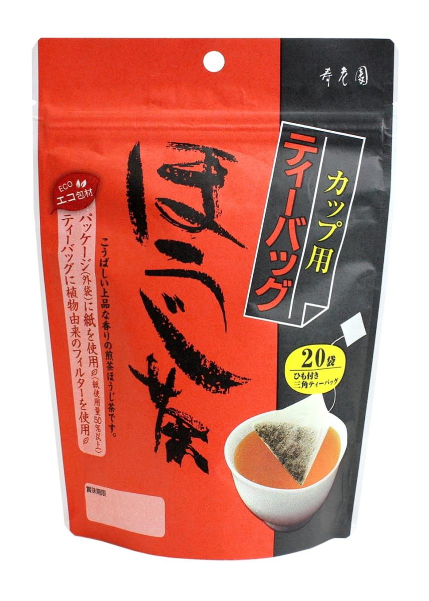 寿老園 カップ用ティーバッグ ほうじ茶 30g