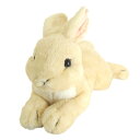 サンレモン ひざ うさぎ ベージュ S 24.1×12.8×34.2cm ぬいぐるみ アニマル P-3792(3)