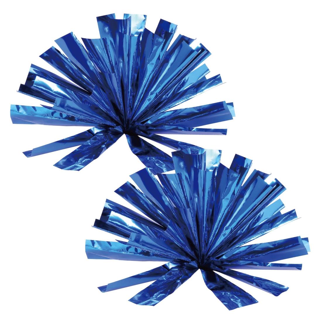 アーテック らくらくチアポンポン ブルー 14816 運動会 ポンポン ダンス チアリ ーダー チア キラキラ ..