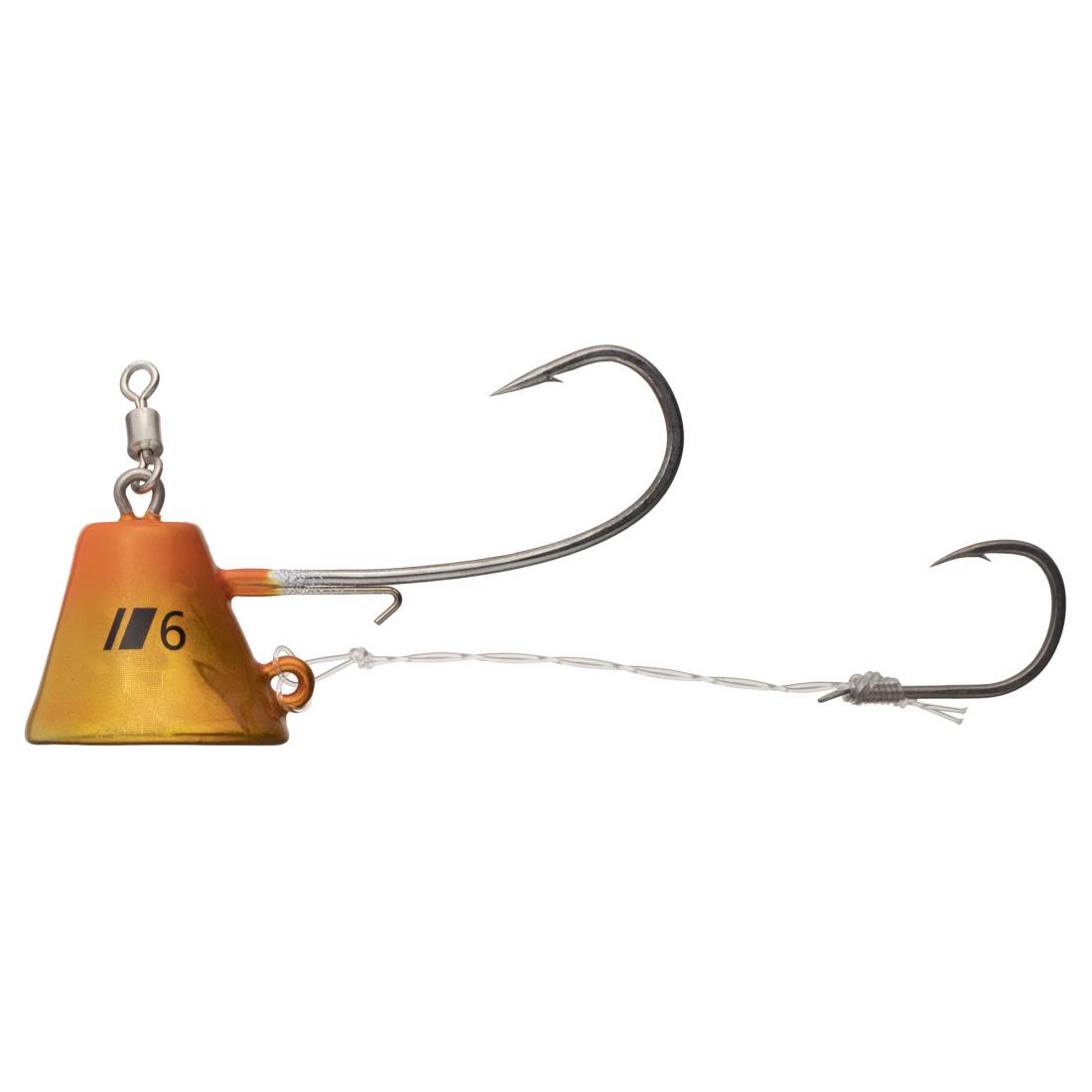 メジャークラフト タイ ラバ 鯛乃実 富士山テンヤ 6号 TM-FT オレンジゴールド 24 g 2 ルアー