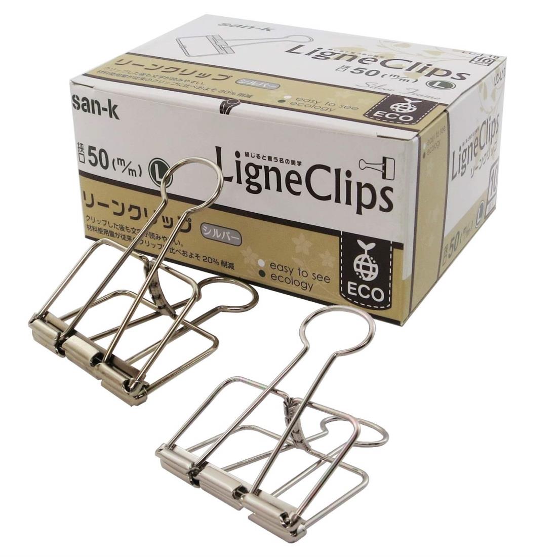 サンケーキコム リ ーンクリップ L LC-L10 10個入 シルバー