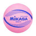 ミカサ(MIKASA) カ ラーソフトバレーボール 円周78cm 検定球(ピンク)M SN78-P