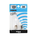 PIAA メ ーターランプ用 ハロゲンバルブ G10(BA9s) クリア 2個入 12V 3.4W HR30