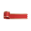 ササガワ(Sasagawa) タカ印 リボン 50-7412 イブ 幅18mm×10m巻 赤
