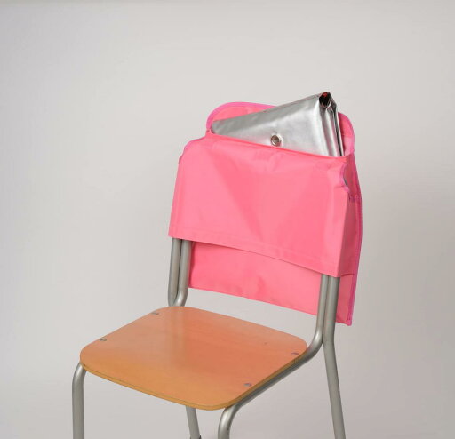 背もたれ式防災頭巾用ポケット付カバー ピンク 約34×42cm 90056 背もたれ式防災頭巾用ポケット付カバー ピンク 約34×42cm 90056