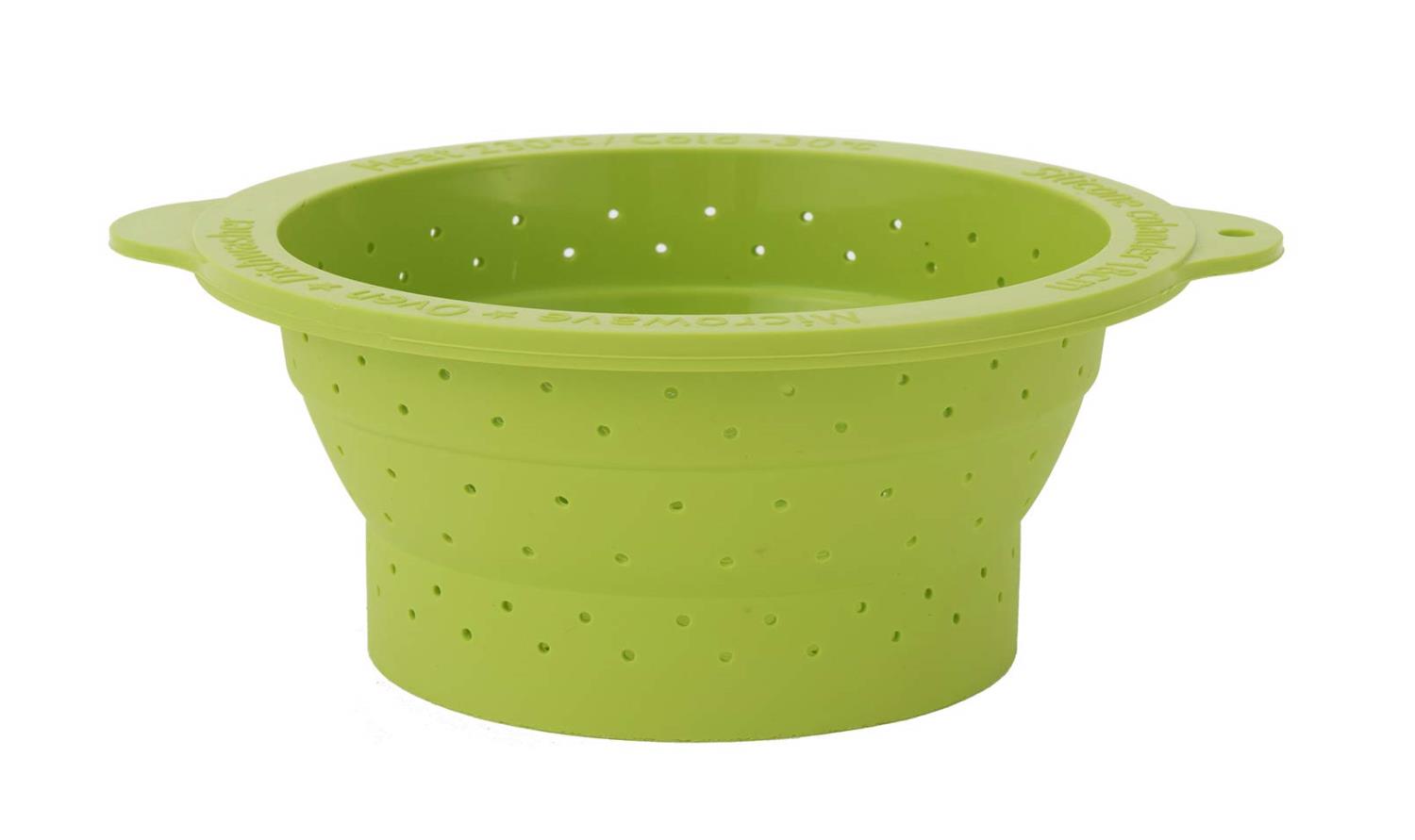 tone トーン 18cm たためるシリコンざる SG-01 (グリ ーン)