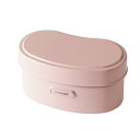 竹中 ランチボックス HANGO LUNCH 電子レンジ対応 ピンク 上段200ml 下段300ml T-96434(3)