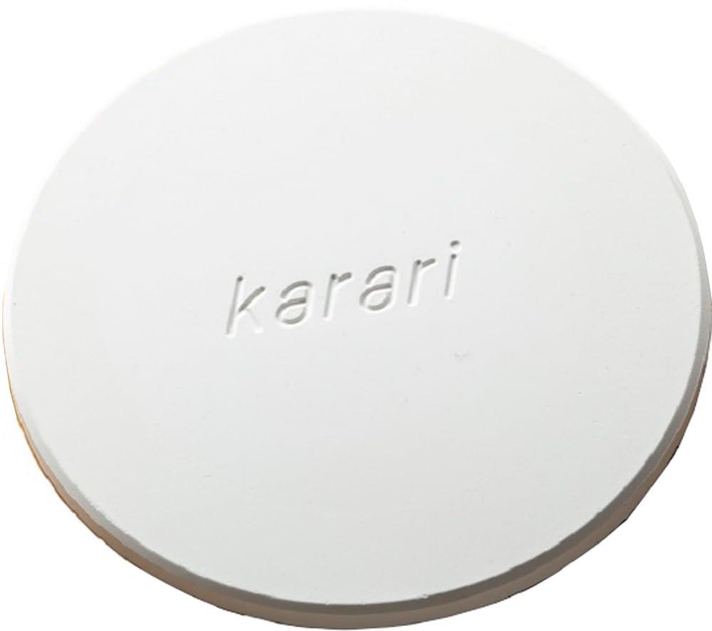 アネスティ 多孔質セ ラミック コースター 直径9cm ホワイト karari 丸型 ラウンド 吸水 速乾 HO2204