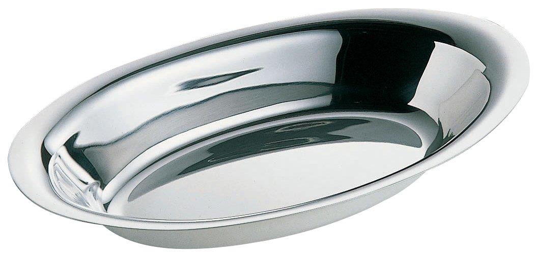 和田助製作所 日本製 ステンレスカレー皿 12インチ 喫茶店 カレーショップ レトロ ミラー仕上げ 燕三条..