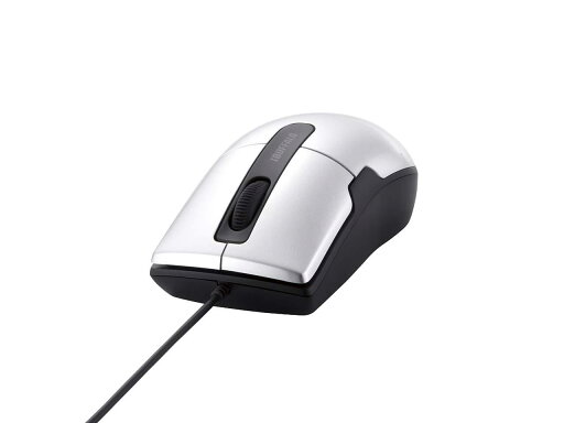 バッファロー BUFFALO 有線BlueLEDマウス 静音/3ボタン/Mサイズ シルバー BS MBU26S M SV バッファロー BUFFALO 有線BlueLEDマウス 静音/3ボタン/Mサイズ シルバー BS MBU26S M SV