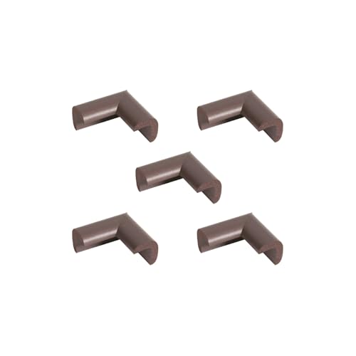 カーボーイ(Car boy) 安心クッションコーナー用極細 5個セット ブラウン 壁 家具 倉庫 保護