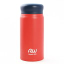 Reach Will 魔法瓶 リ ーチウィル 水筒・マグボトル (約) Φ67×H150mm 容量:350ml 保温・保冷 軽量設計 口あたりがやさしい 樹脂製の飲み口 真空二重構造 取り外しやすいパッキンでお手入れカンタン マット RAB-35MRD(3)