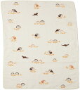 山本仁商店(YamamotoJin) ふくこい・ふんわり二重ガーゼ手拭い ふくろう 約32×89cm