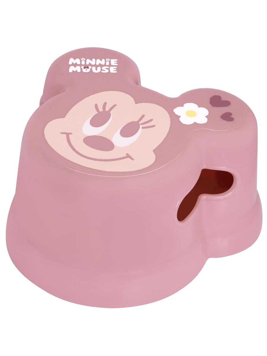 錦化成 風呂イス 子供用 ミニーマウス ローズピンク 約26×23.5×14cm 日本製