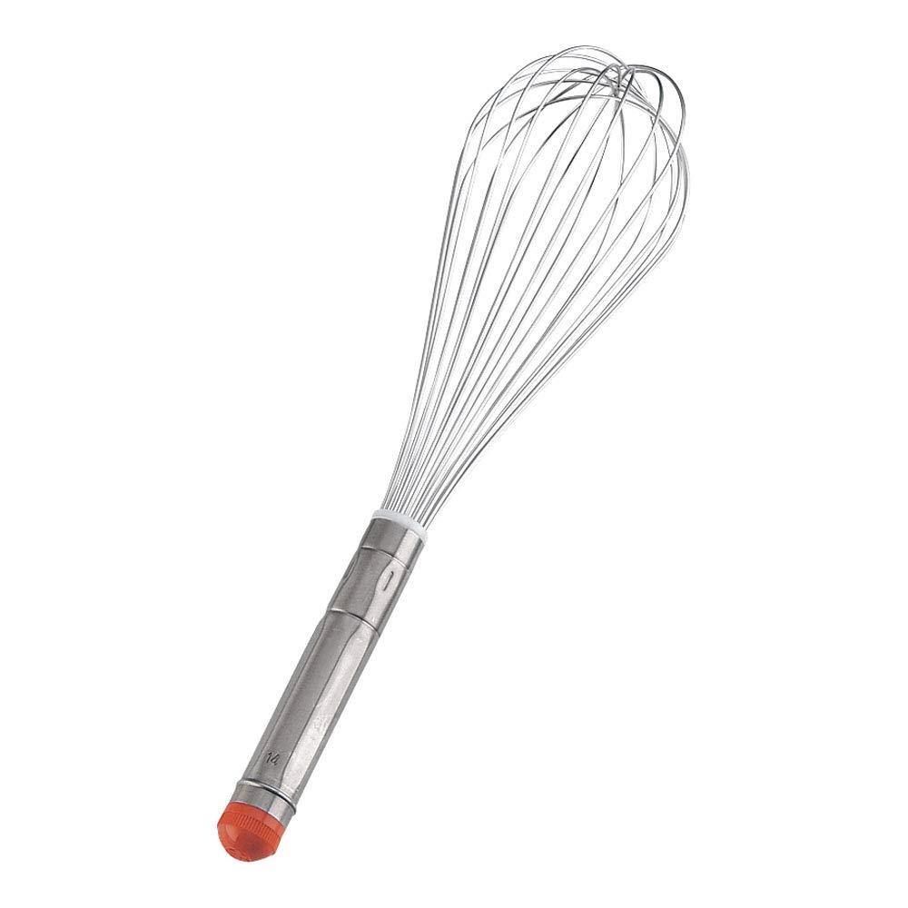 寿菓工精器 シルバー泡立 #14 ステンレス ナイ ロン樹脂 日本 BAW02014