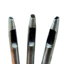CHENGYIDA 楕円 ポンチ レザークラフト 工具 セット 皮抜き 型抜き ベルト 穴あけ ポンチ レザー クラフト 楕円 形 ポンチ パンチ 3本 セット...