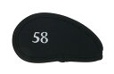 ダイヤゴルフ(DAIYA GOLF) アイアンカバー411 バラ売りモデル 黒 58 HC-411