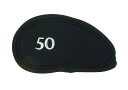 ダイヤゴルフ(DAIYA GOLF) アイアンカバー411 バラ売りモデル 黒 50 HC-411