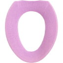 オカ(OKA) エトフトリア トイレ便座カバー O型専用 ピンク(北欧トイレタリ ー)