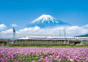 500ピース ジグソーパズル れんげの花と富士山(静岡) (38x53cm)(3)
