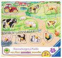 ラベンスバーガー(Ravensburger) ジグソーパズル 03689 9 マイファーストウッドパズル 牧場 10ピース