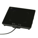 オーム電機 保温プレート フードウォーマー 卓上 ヒーター ブラック おしゃれ 耐熱ガラ ス COK-HB600A-K 08-1417 OHM