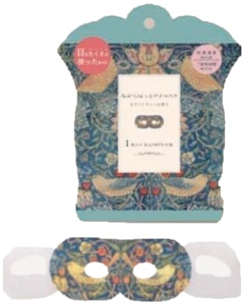 ほんやら堂 ウィリアム・モリス ながら温アイマスク いちご泥棒 1P RLK38834