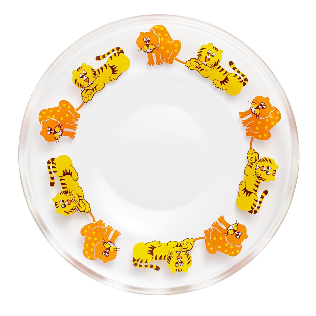 アデリア(ADERIA) アデリアレトロ プレート120 ズーメイト 日本製 ガラ ス お皿 かわいい ボウル プレゼント ギフト デザート 6827