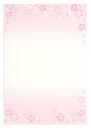 【ネット 限定】和紙かわ澄 桜 和風 便箋 桜舞 B5判18.2×25.7cm 100枚