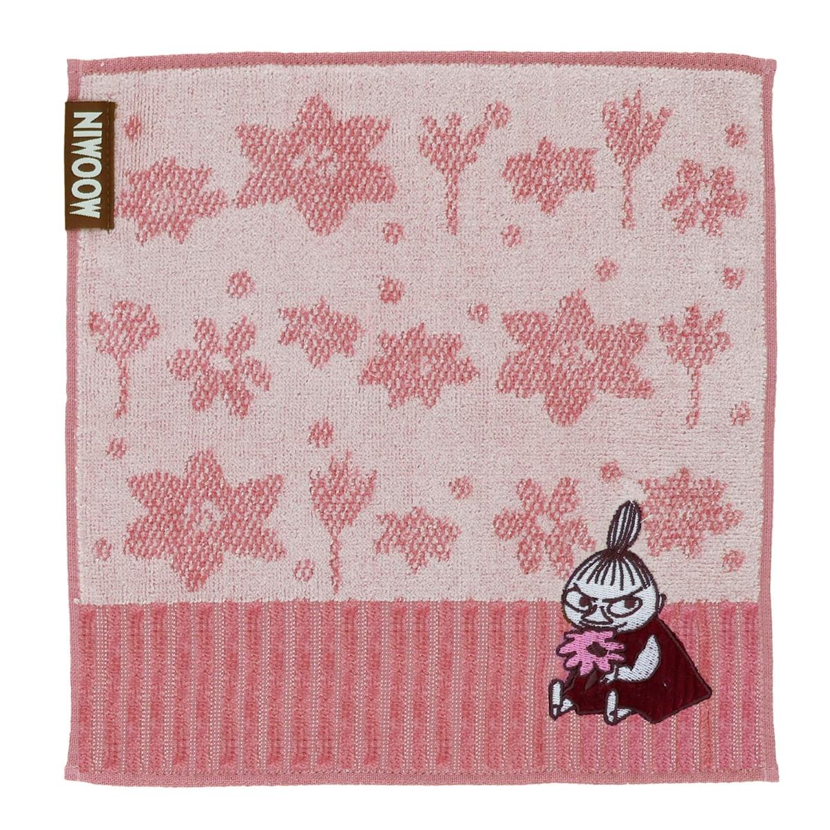 丸眞 ハンカチ 1405044400 お花をもって 約25×25cm