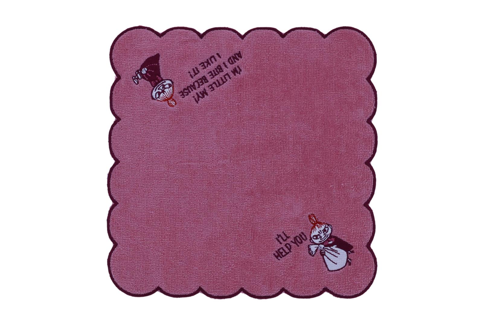 丸眞 ハンカチ MOOMIN ム ーミン スカラップパープル 北欧 ム ーミン谷 おしゃれ かわいい タオル ミニタオル タオルハンカチ 綿 1405048900