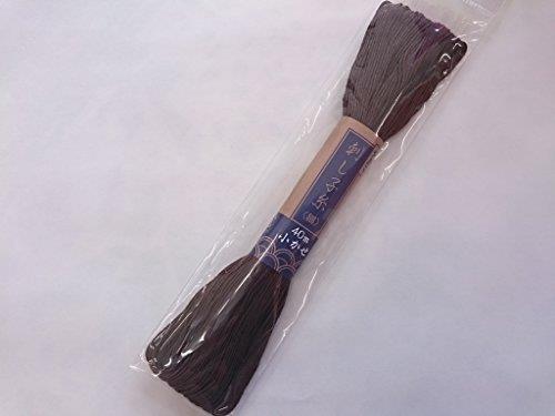 横田 ダルマ 刺し子糸 細 小カセ 40m巻 col.4 こげ茶 2180