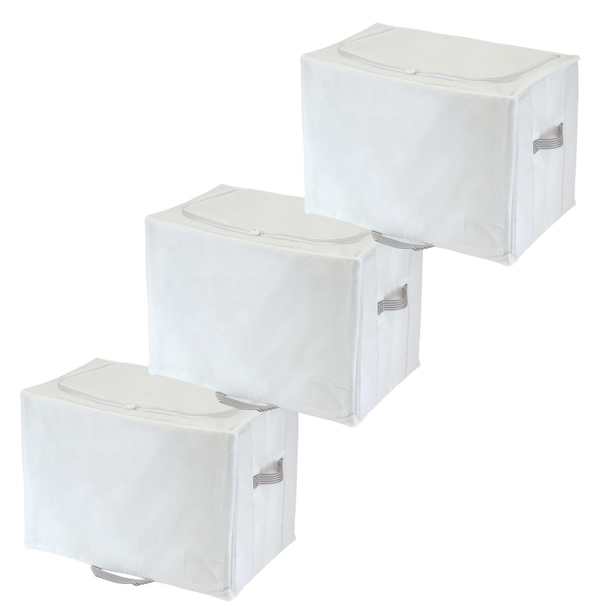 東和産業 TZ 棚上すっきり収納掛布団 ホワイト 3個セット 布団収納袋 棚上 クローゼット 布団収納ケース ふとん収納 羽毛布団 収納 棚上収納 布団収納