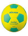 ミカサ(MIKASA) ジュニア サッカーボール 3号 スマイルサッカー 約150g イエ ロー/ライトグリ ーン 貼りボール SF3J-YLG 推奨内圧0.1...