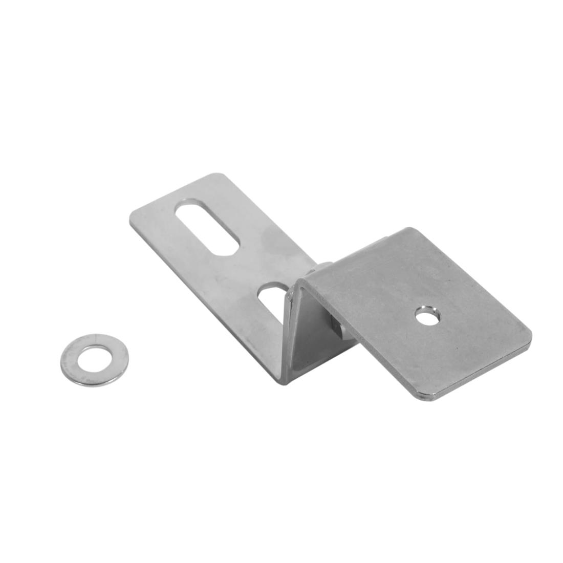 ナテック(Natec) サイドミラー・大型車平板基台 オールステンレス製 角度調節可能 ST5S 取付穴:Φ6.5(S M A型) トラック・建機等 アンテナ固定金具 取付ステー キャビン